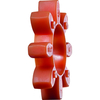Tandkrans voor ROTEX koppeling grootte 125 T-PUR® oranje 92 Sh-A